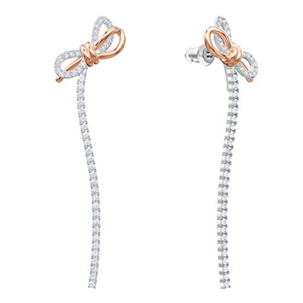 Swarovski Lifelong Bow Dangle Earrings